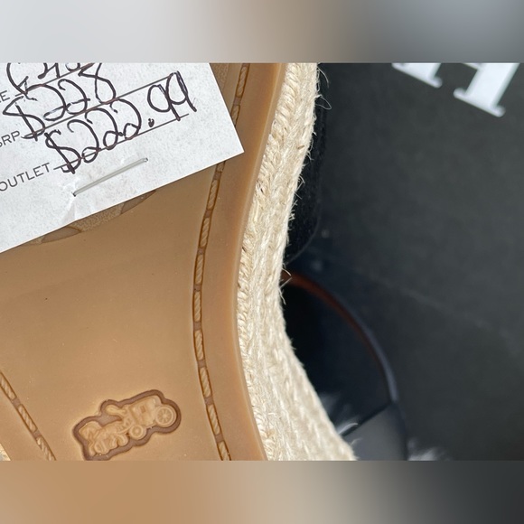 Coach Suede Black Wedges - Picture 14 of 15